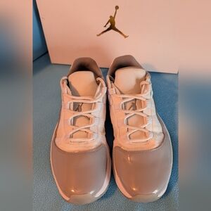 Jordan Women's Gray and White Sneakers